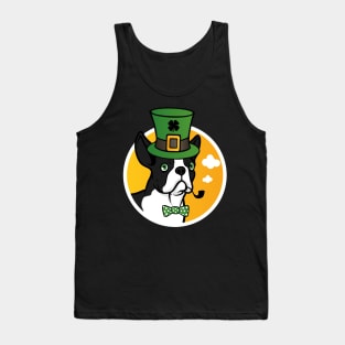 Leprechaun Boston Terrier Funny St. Patrick's Day Tank Top